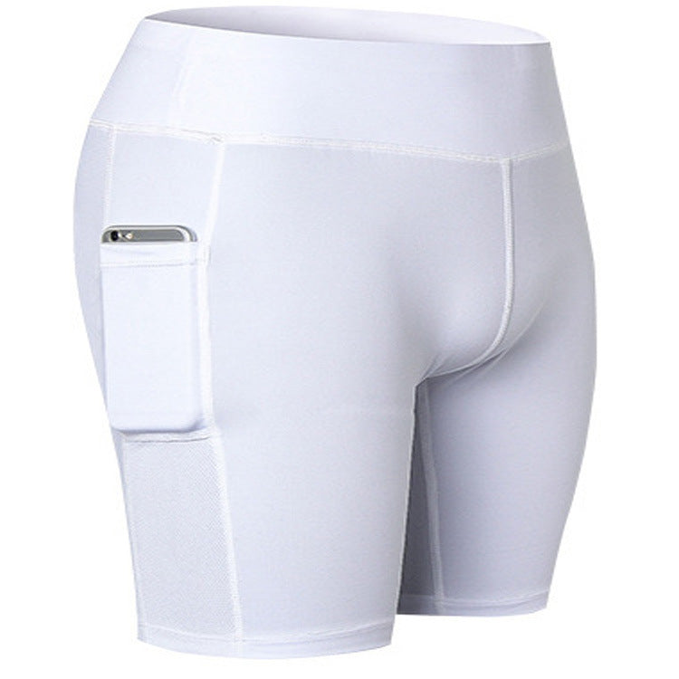 Yoga Shorts With Side Pocket