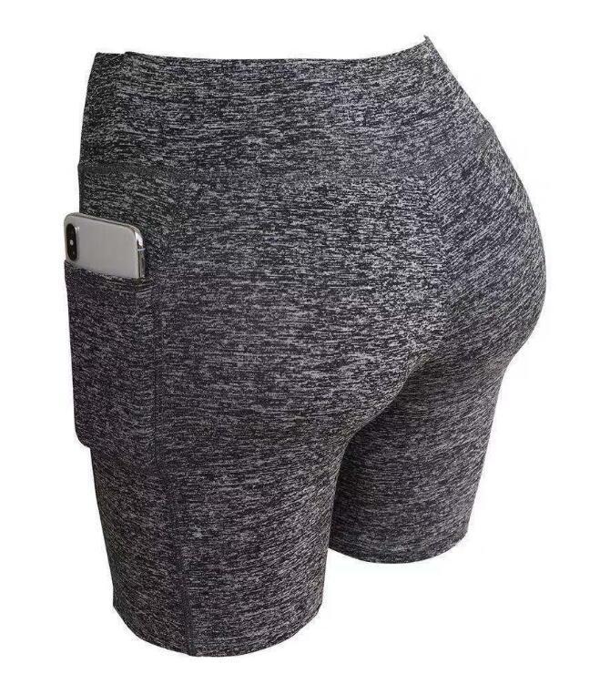 Yoga Shorts With Side Pocket