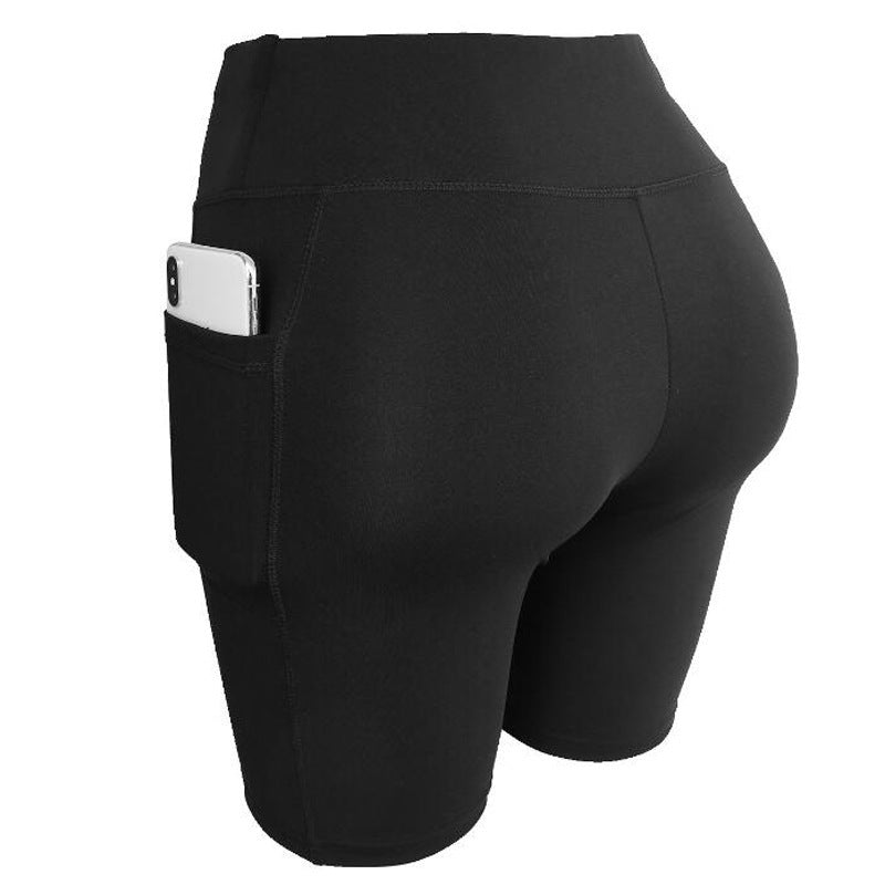 Yoga Shorts With Side Pocket