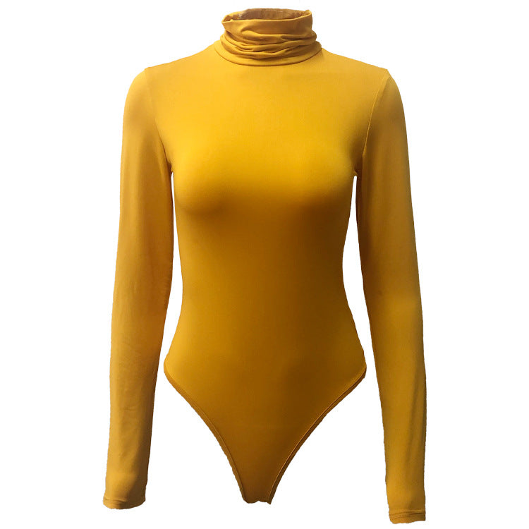 Turtleneck Long Sleeve Bodysuit