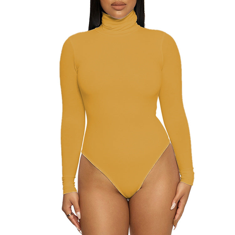 Turtleneck Long Sleeve Bodysuit