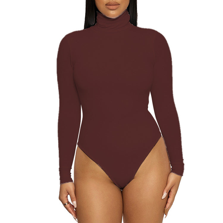 Turtleneck Long Sleeve Bodysuit