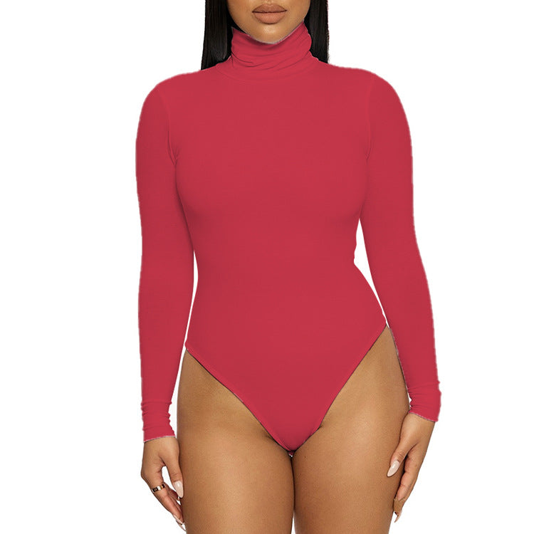 Turtleneck Long Sleeve Bodysuit