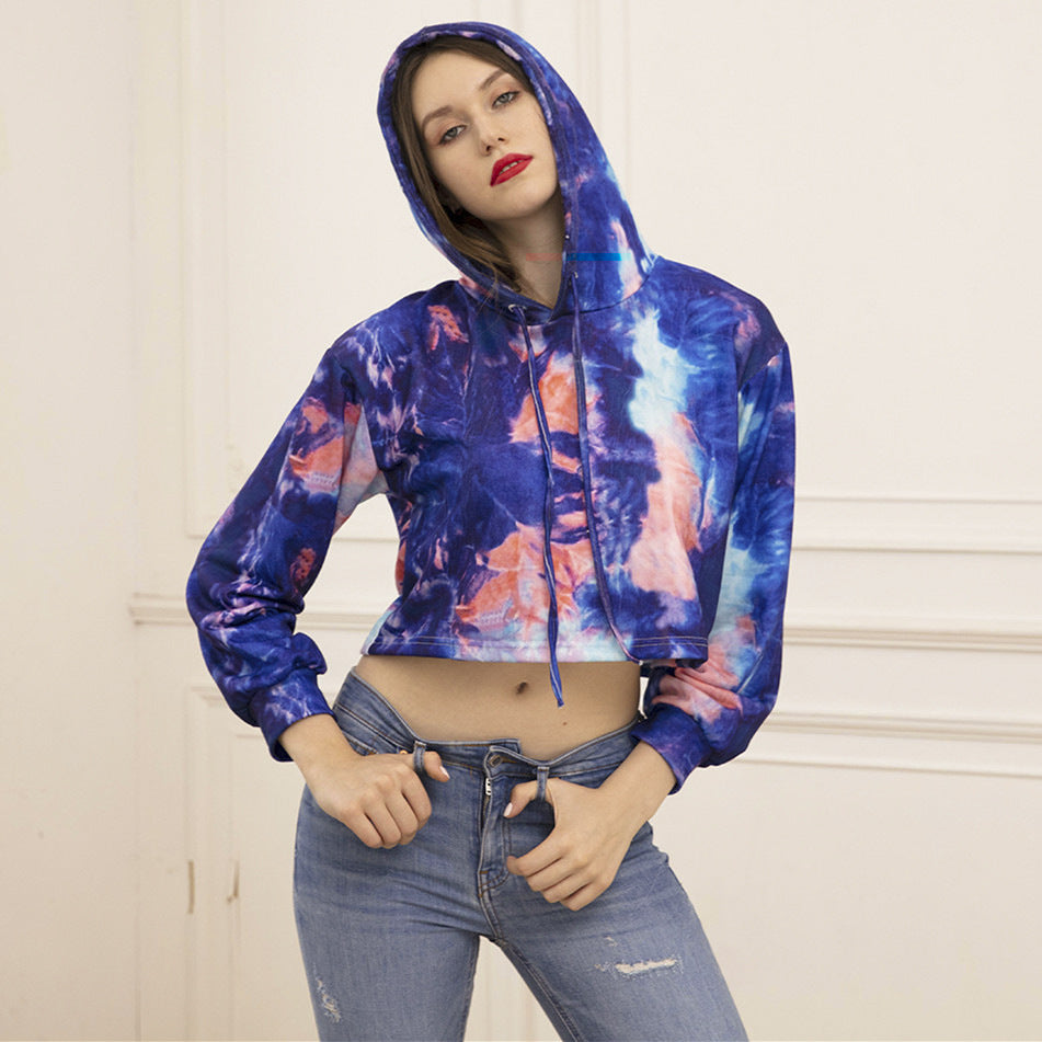 Blue Bella Tie Dye Hoodie