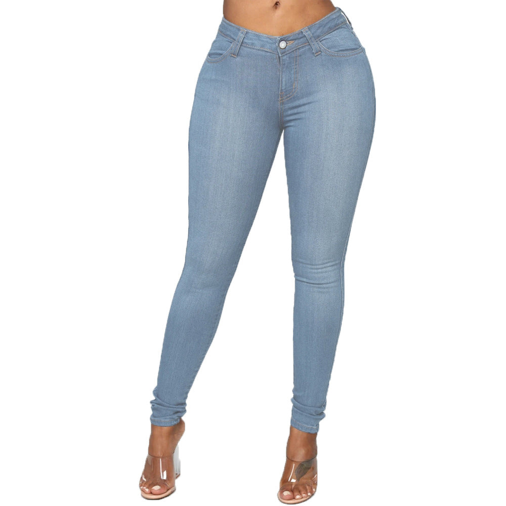 Classic High Waist Skinny Jeans