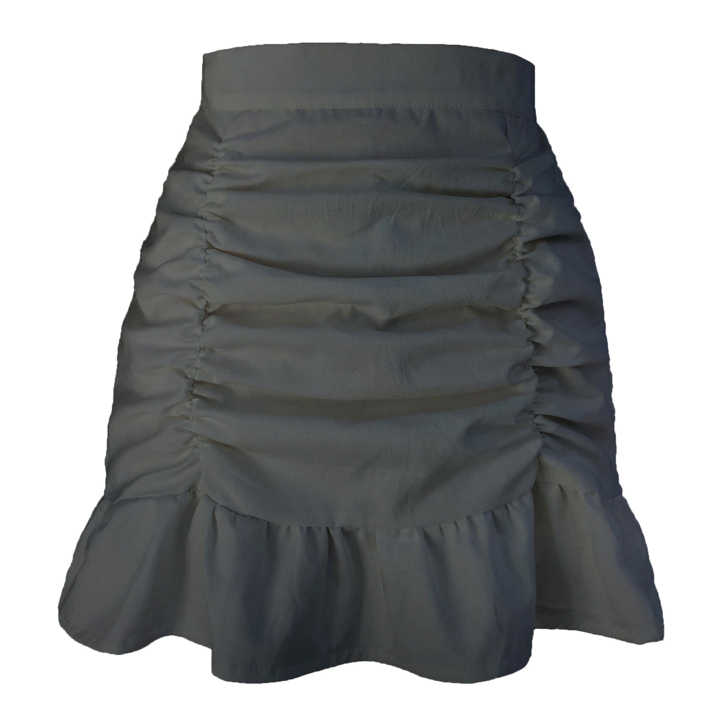 Pleated Y2K Ruffled High Waist Mini Skirt