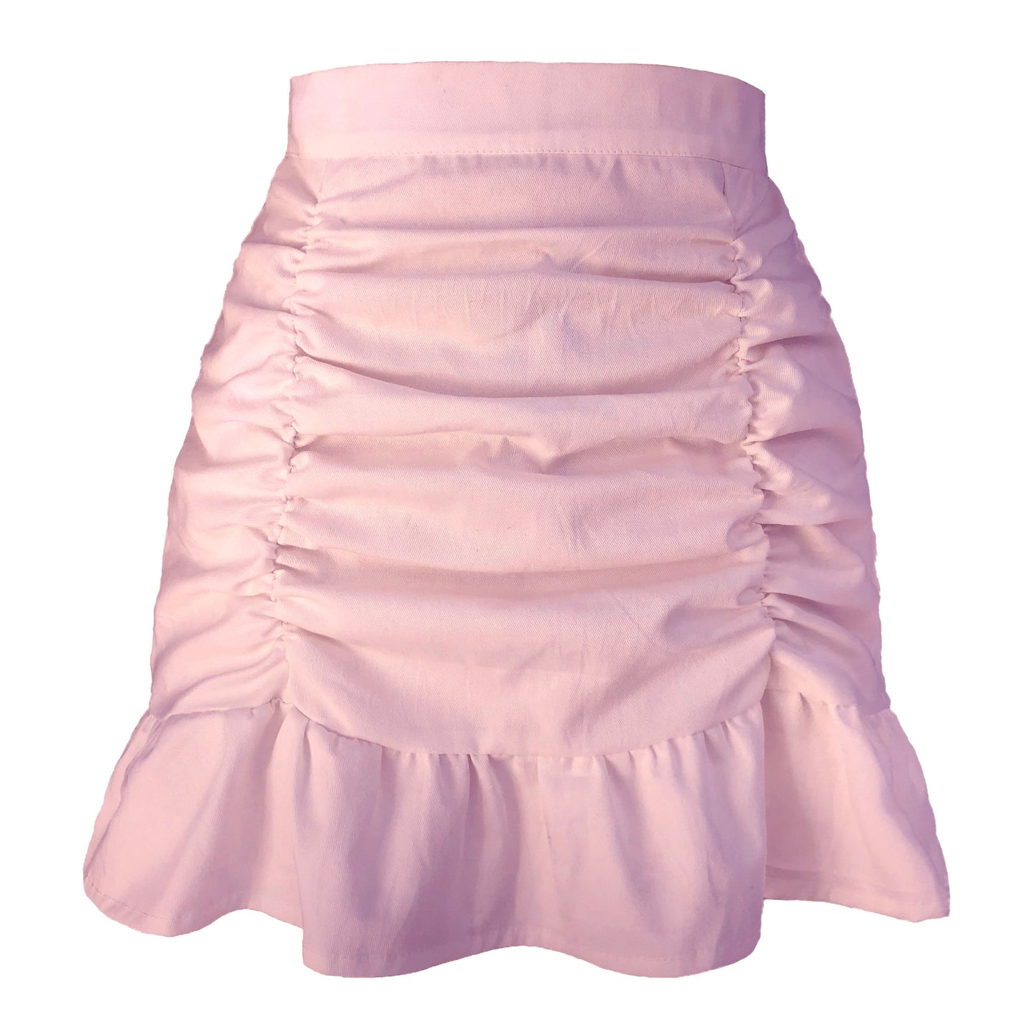 Pleated Y2K Ruffled High Waist Mini Skirt