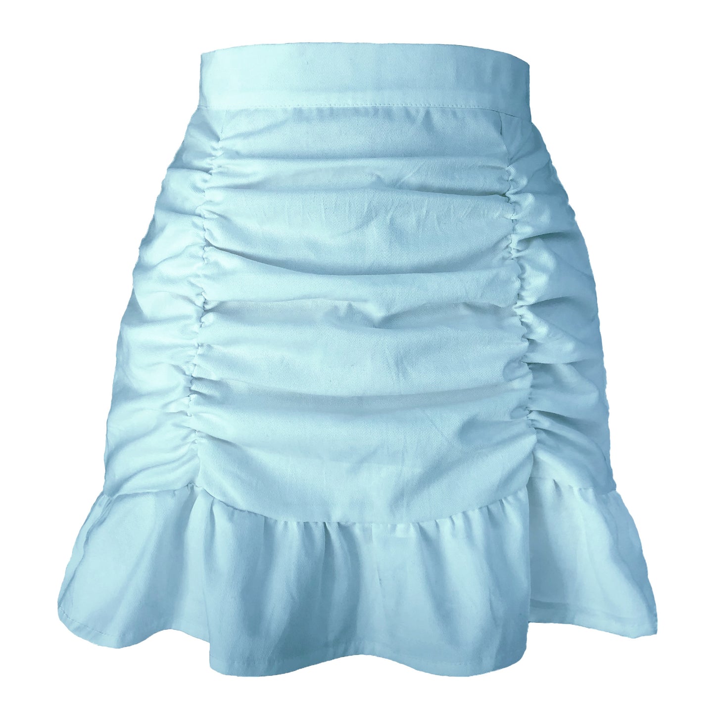 Pleated Y2K Ruffled High Waist Mini Skirt