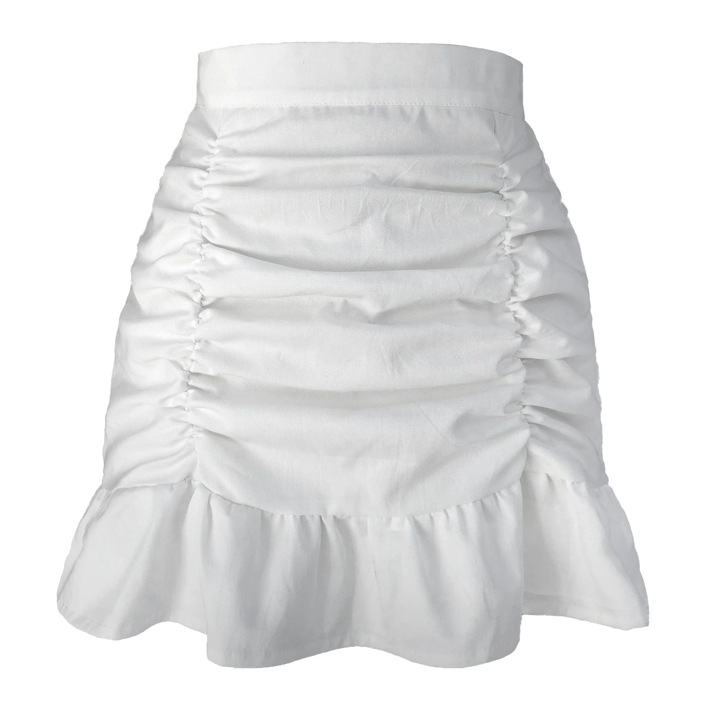 Pleated Y2K Ruffled High Waist Mini Skirt