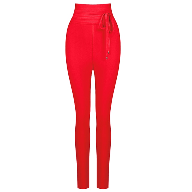 High Waist Slim Fit Pants