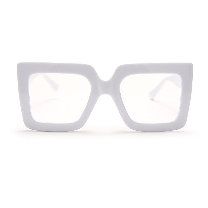 Oversized Clear Lens Glasses