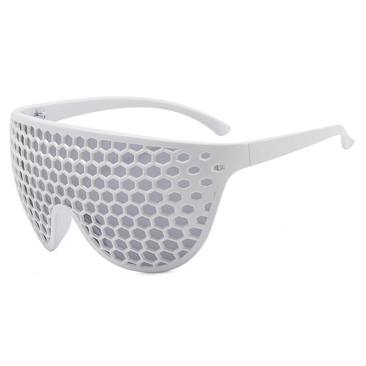 Mesh Style Oversized Fashion Glasses