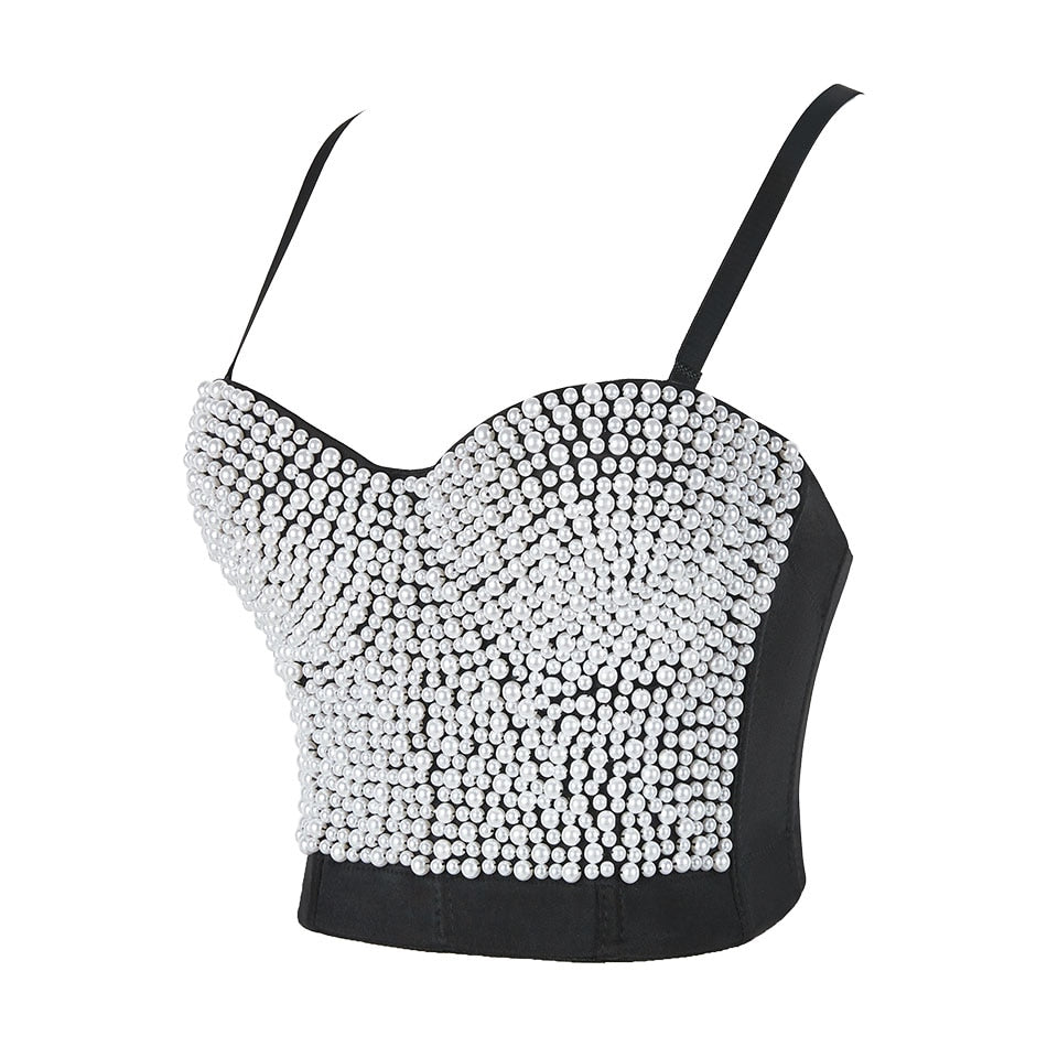 Beaded Bustier Camisole - IBADDIE