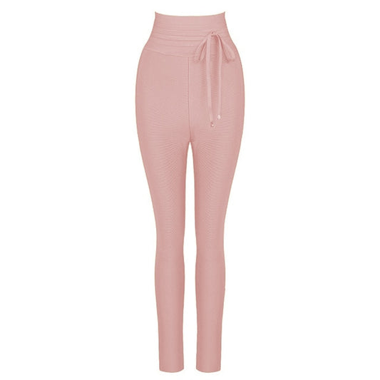 High Waist Slim Fit Pants