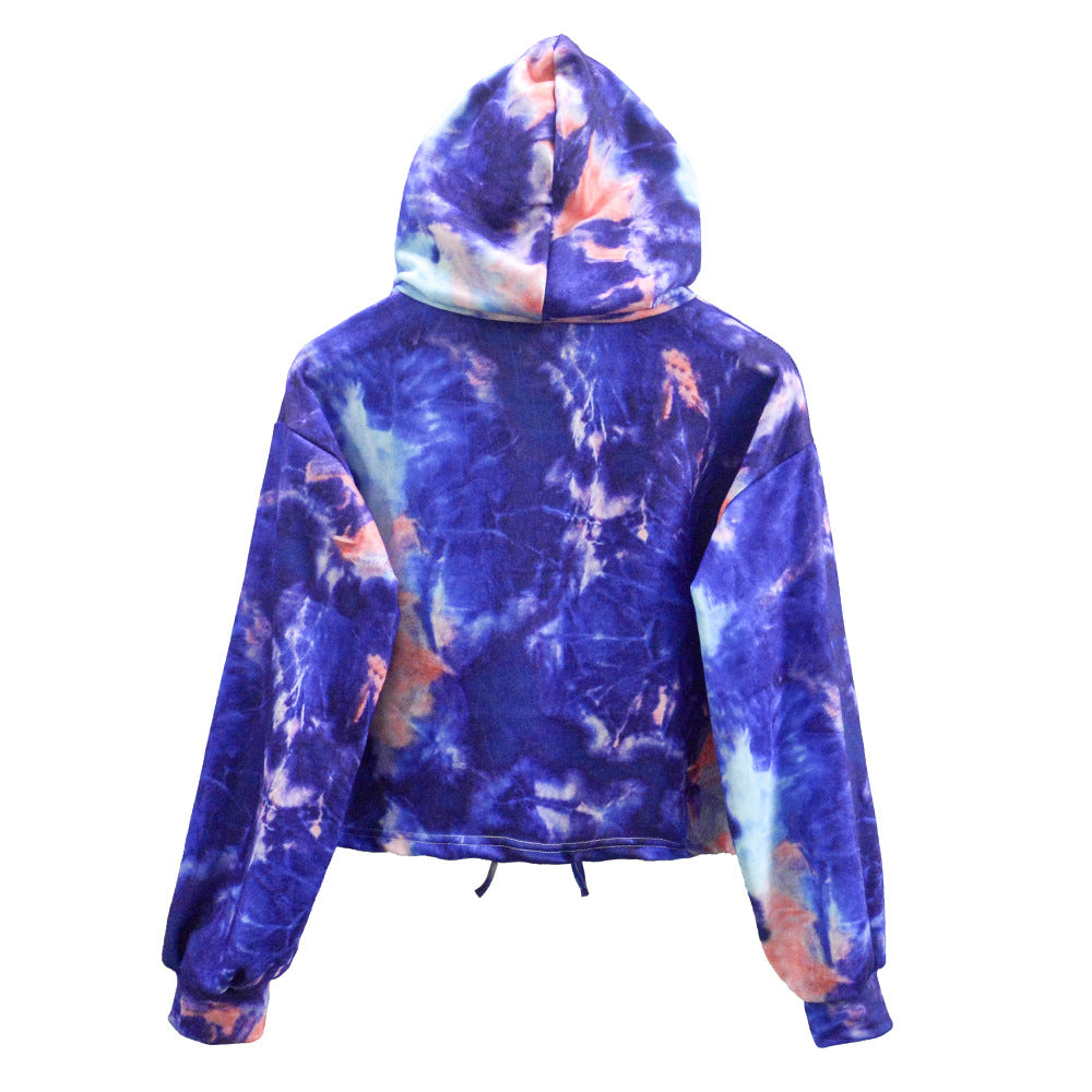 Blue Bella Tie Dye Hoodie