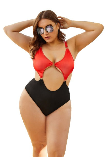 Mia Plus Size Monokini Bathing Suit