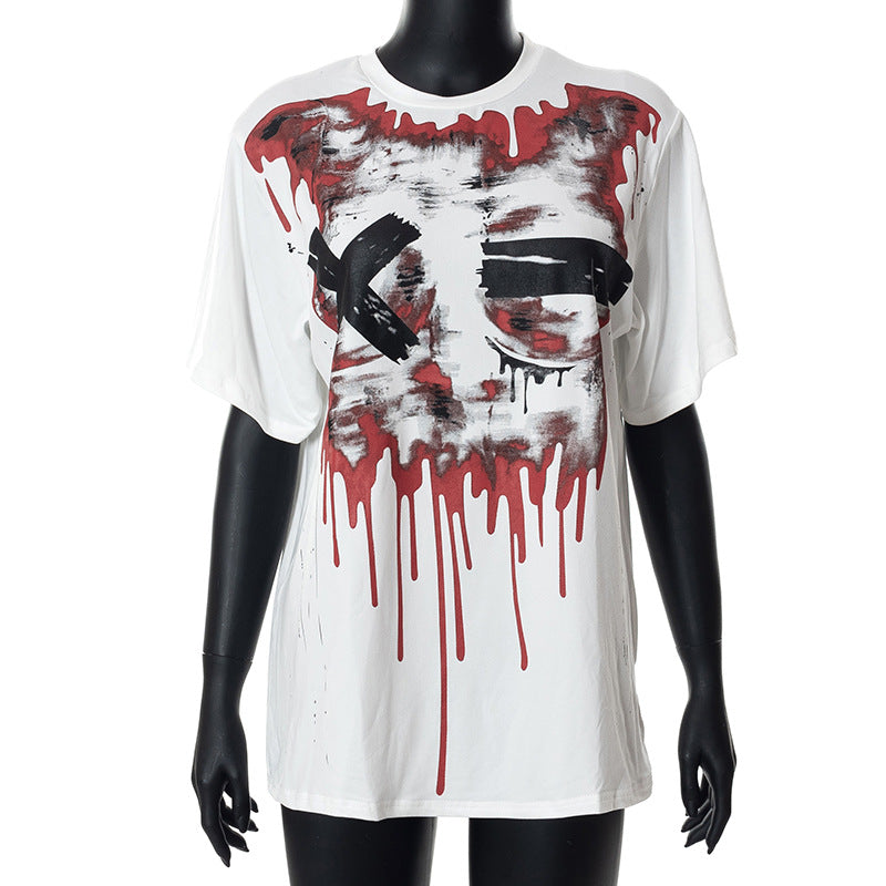 Paint Splash Pasty Graphic T-Shirt