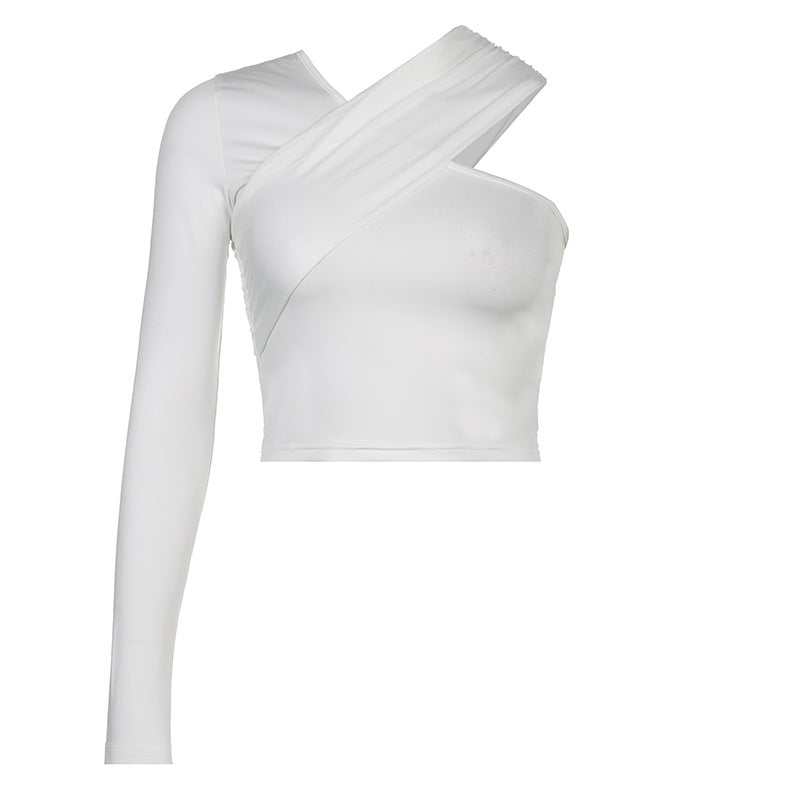 Half Long-Sleeved Bandage Top