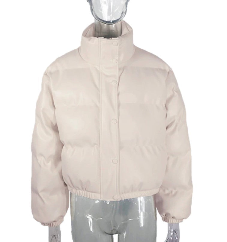 Oversized Crop Puffer Jacket