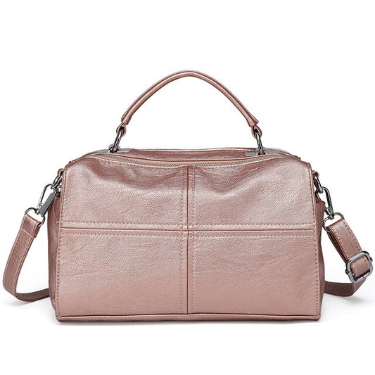 Crossbody Vegan Leather Handbag - IBADDIE