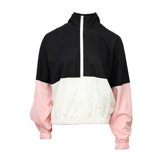 Pink Colorblock Windbreaker - IBADDIE