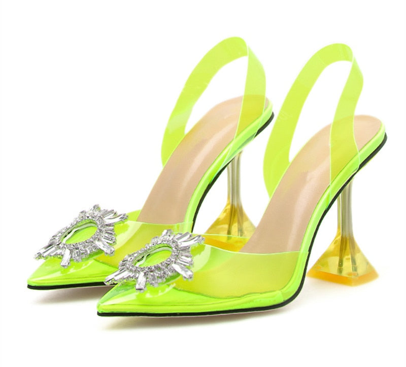 Starlight Clear Crystal Pumps - IBADDIE