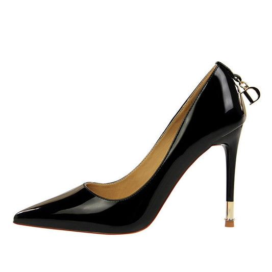 Dynasty Gold Tip Stilettos - IBADDIE