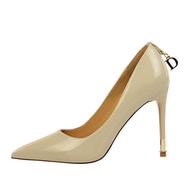 Dynasty Gold Tip Stilettos - IBADDIE