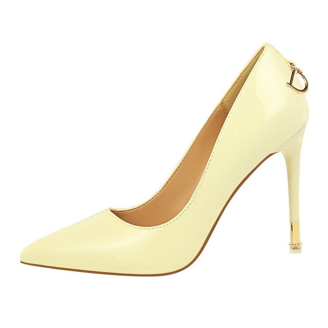 Dynasty Gold Tip Stilettos - IBADDIE