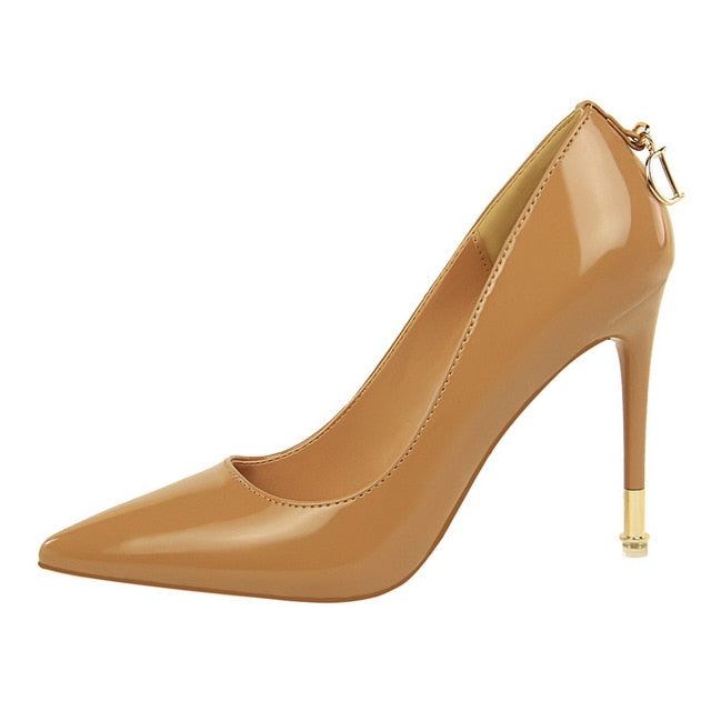 Dynasty Gold Tip Stilettos - IBADDIE