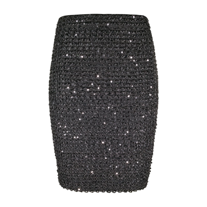 Sequined Pencil Skirt - IBADDIE