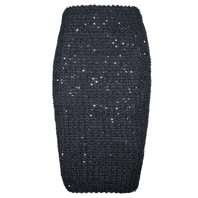 Sequined Pencil Skirt - IBADDIE