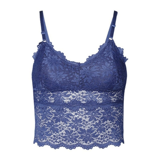 V-Neck Lace Cami - IBADDIE