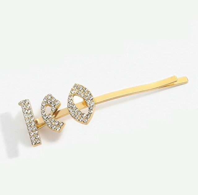 Zodiac Diamond Hair Clips - IBADDIE