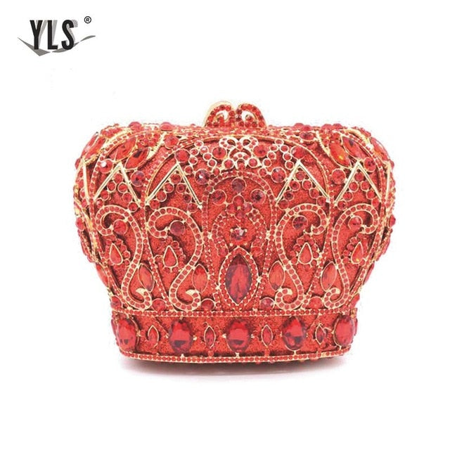 Diamond Crown Evening Clutch - IBADDIE