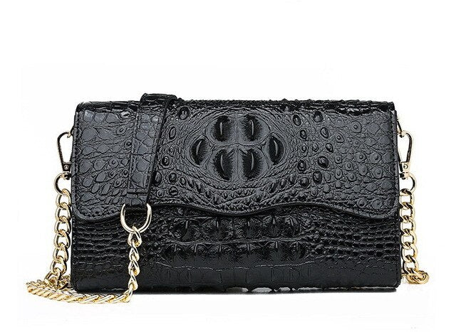 Crocodile Crossbody Bag - IBADDIE