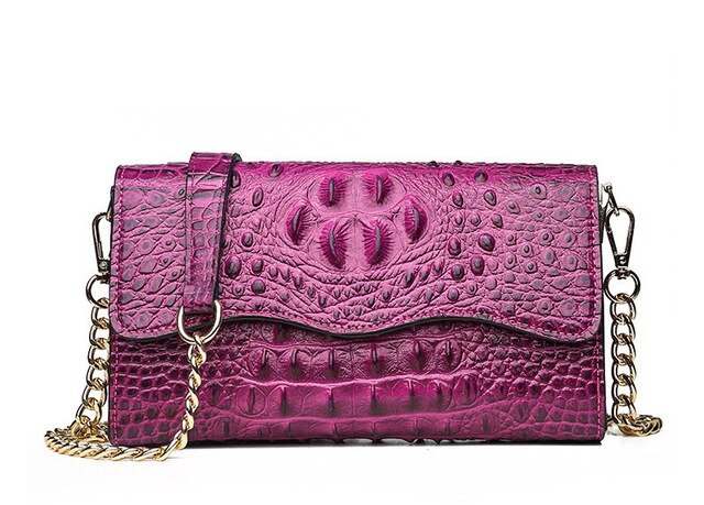 Crocodile Crossbody Bag - IBADDIE