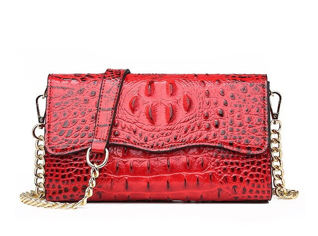 Crocodile Crossbody Bag - IBADDIE