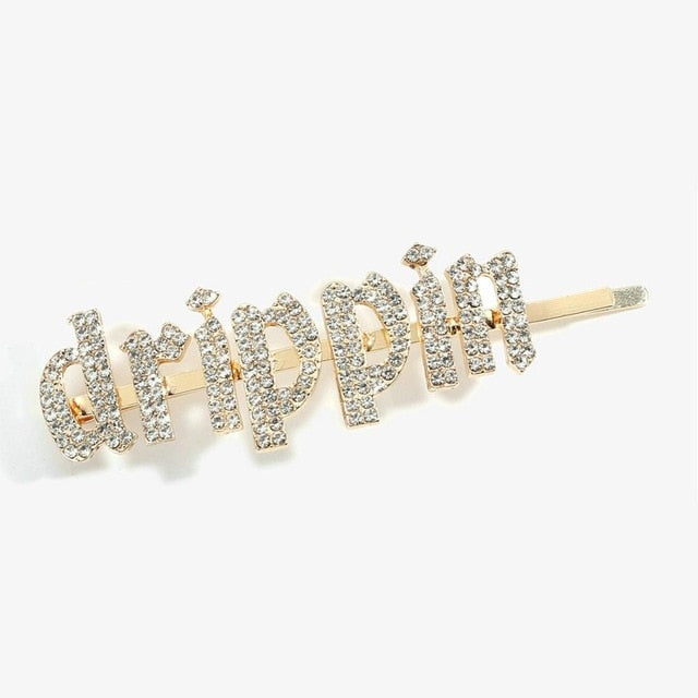 It's A Vibe Diamond Hair Clips - IBADDIE