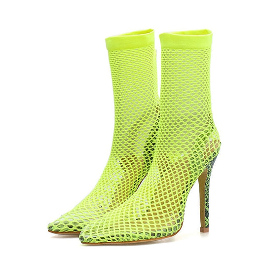 Mesh Ankle Boots - IBADDIE