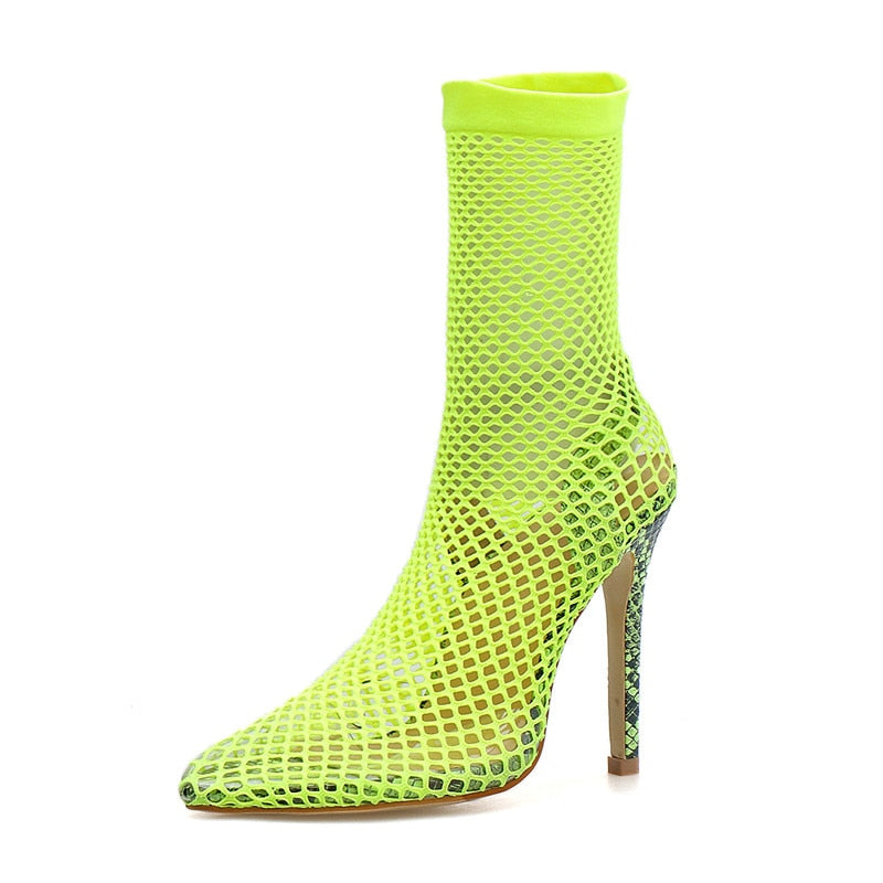 Mesh Ankle Boots - IBADDIE