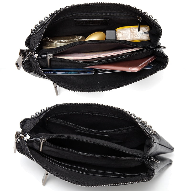 Faux Leather Wristlet Clutch - IBADDIE