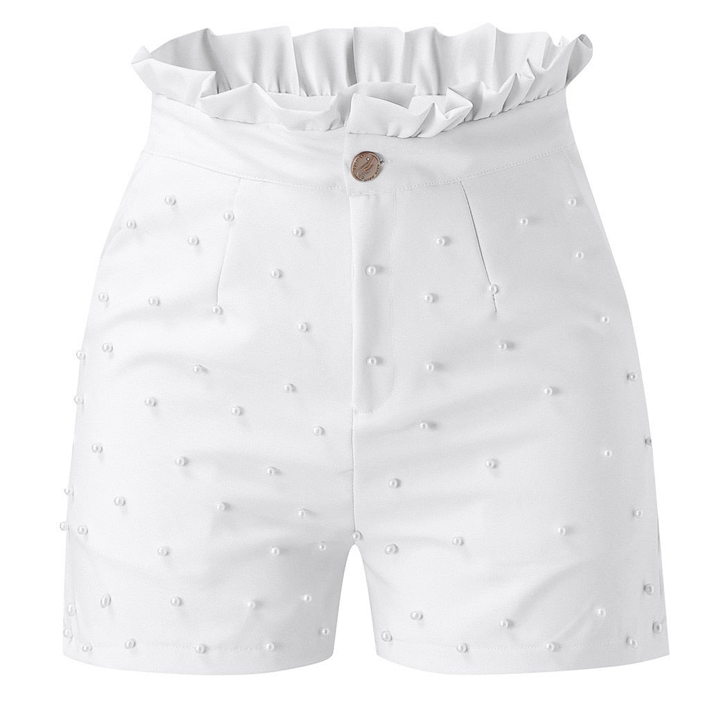 High Waist Polka Dot Shorts - IBADDIE