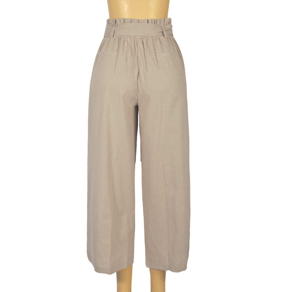 Linen Palazzo Pants - IBADDIE