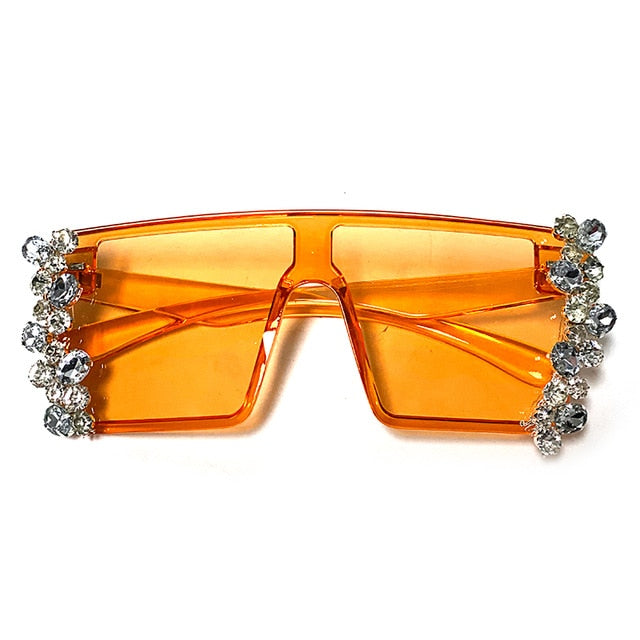 Lux Oversized Iced Out Sunglasses