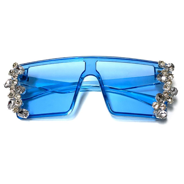 Lux Oversized Iced Out Sunglasses