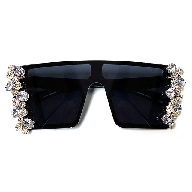 Lux Oversized Iced Out Sunglasses