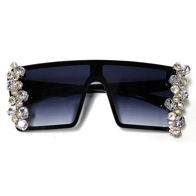 Lux Oversized Iced Out Sunglasses