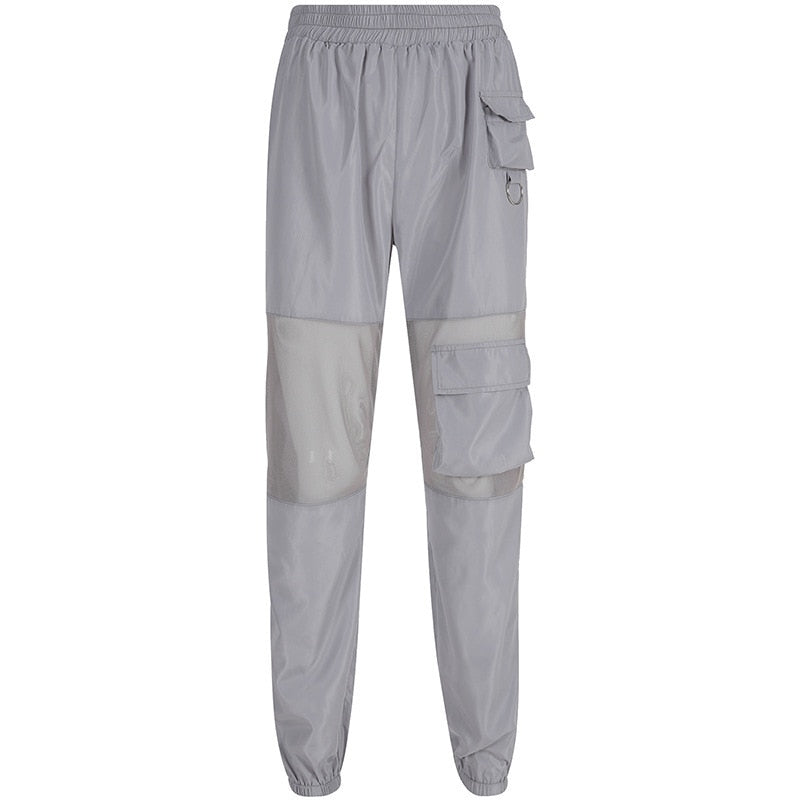 Reflective Mesh Insert Trackpants