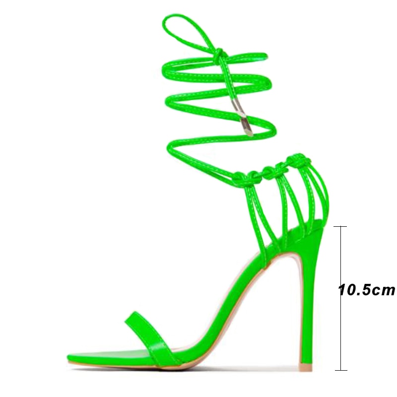 Lace-Up Open Toe Sandals